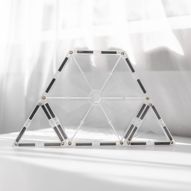 Connetix Tiles Jeu magnétique Starterset Transparent - 34 pièces