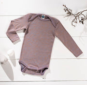 Cosilana Body manches longues tramonto chiné - laine/soie