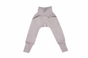 Cosilana Pantalon laine/soie gris chiné