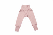Cosilana Pantalon laine/soie rose chiné