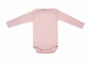 Cosilana Body manches longues laine/soie rose chiné