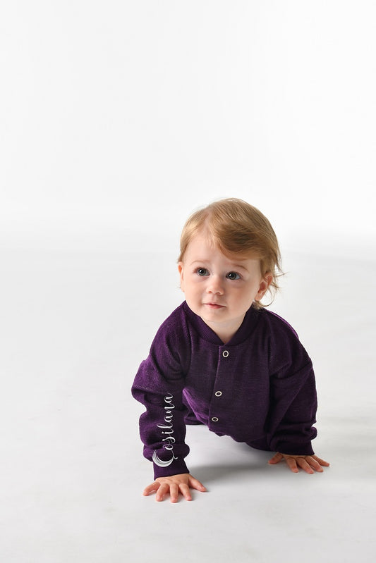 Pyjama en laine avec pieds Cosilana