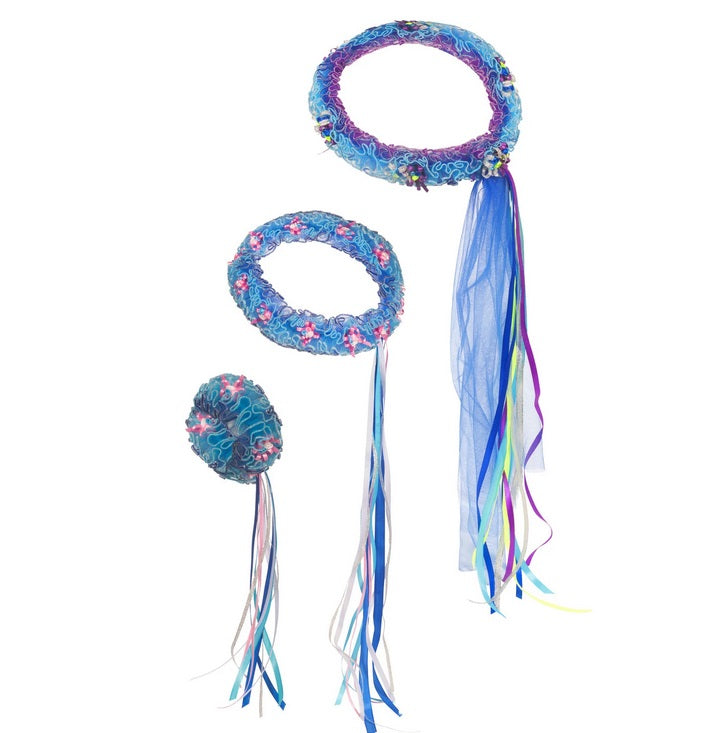 Couronne + Twister bleu Dreamy Dress Ups
