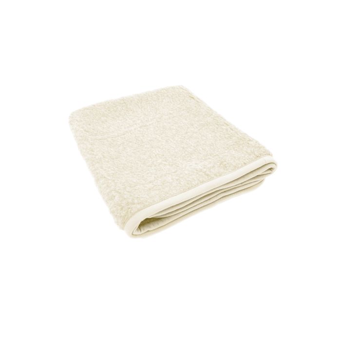 Alwero Couverture en laine Thumbled Naturel - Divers dimensions