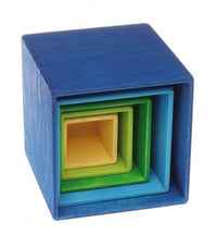Cubes à empiler Bleu GRIMM's
