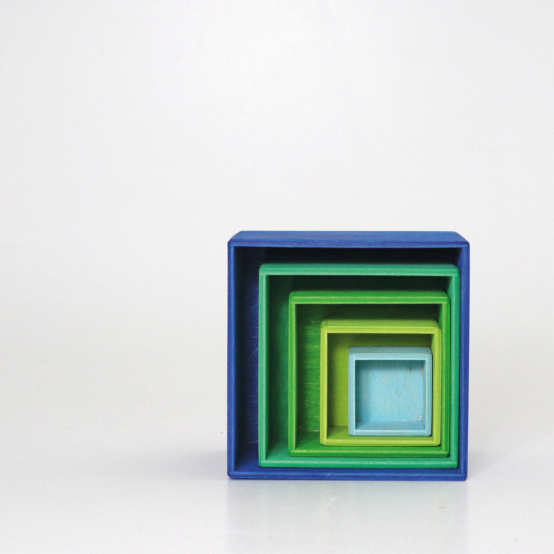 Cubes à empiler Bleu Océan GRIMM's