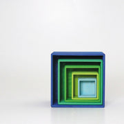 Cubes à empiler Bleu Océan GRIMM's