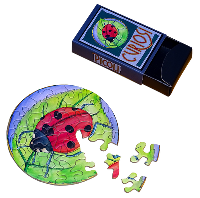 Curiosi Puzzle Picoli Coccinelle - 33 pièces