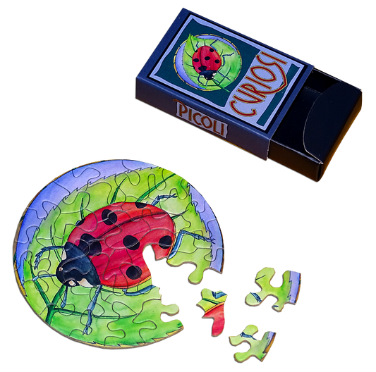 Curiosi Puzzle Picoli Coccinelle - 33 pièces