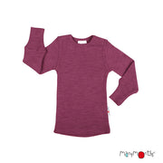 MANYMONTHS T-shirt manches longues en laine - coloris 2023