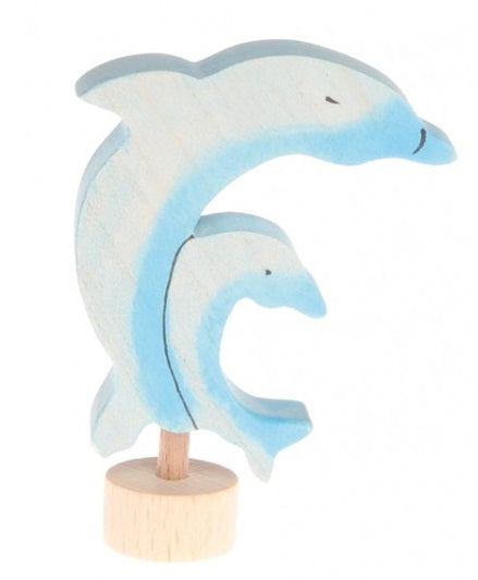 Figurine en bois Dauphins GRIMM's