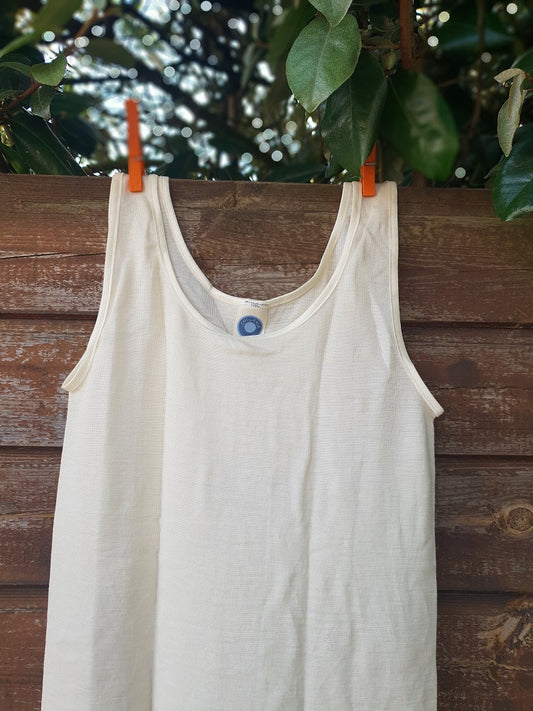Cosilana Débardeur femme Laine/Soie - Ecru