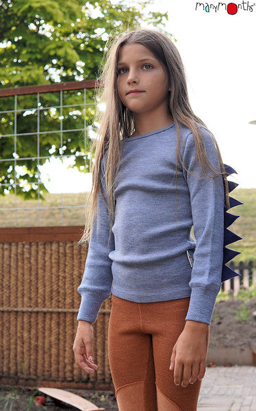 MANYMONTHS T-shirt DINO manches longues en laine - Coloris 2022