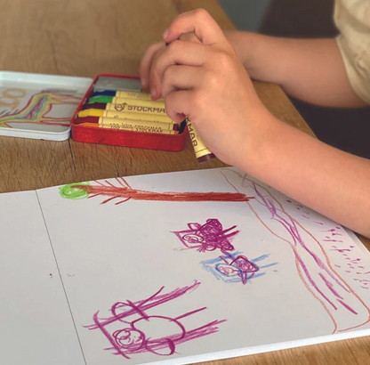 DIY Toverlux x Stockmar Set créatif Crayons et 25 feuilles silhouette