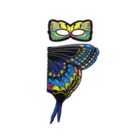 Dreamy Dress Ups Ailes + Masque papillon machaon noir
