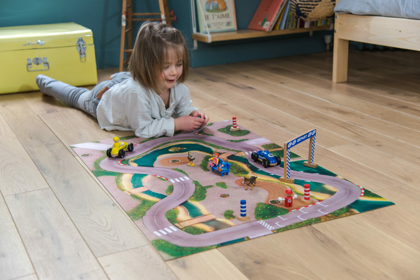 Tapis de jeu Carpeto Ville urbaine 90 X 60 cm