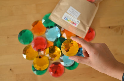 Bauspiel Pierres brillantes Géants 25 pièces