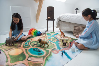 Tapis de jeu Carpeto Le Royaume des Animaux 120 X 180 cm