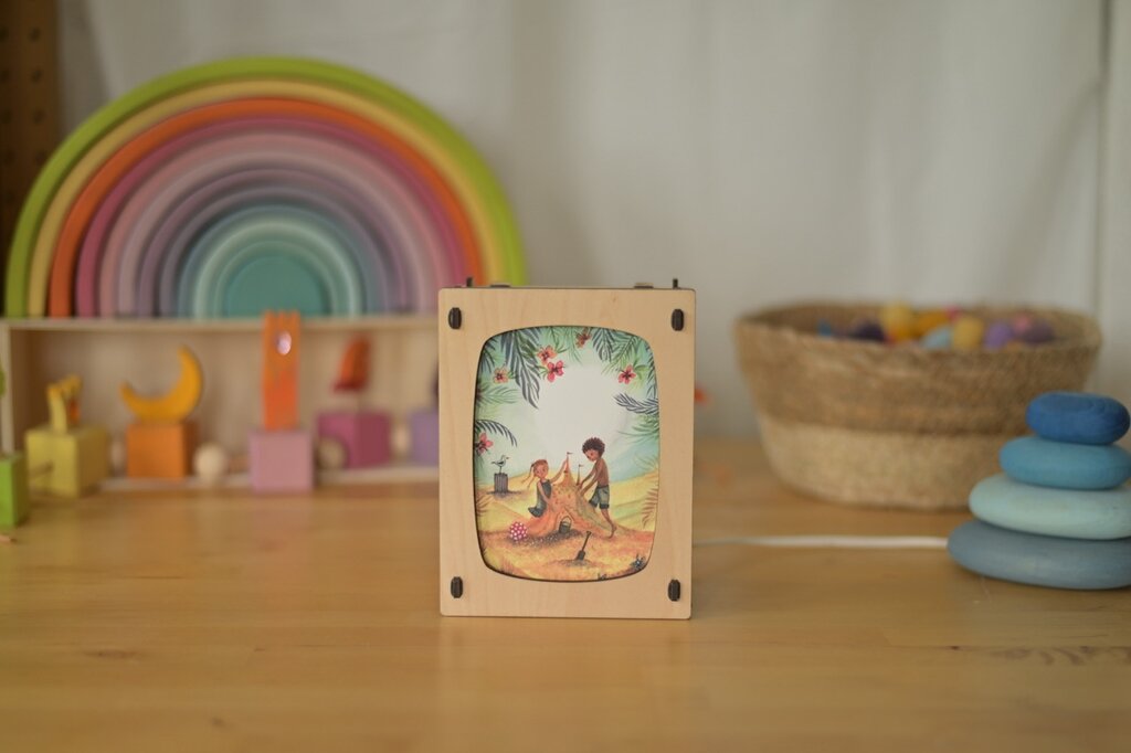 Carte Postale Beach - Illustratrice Bijdehansje