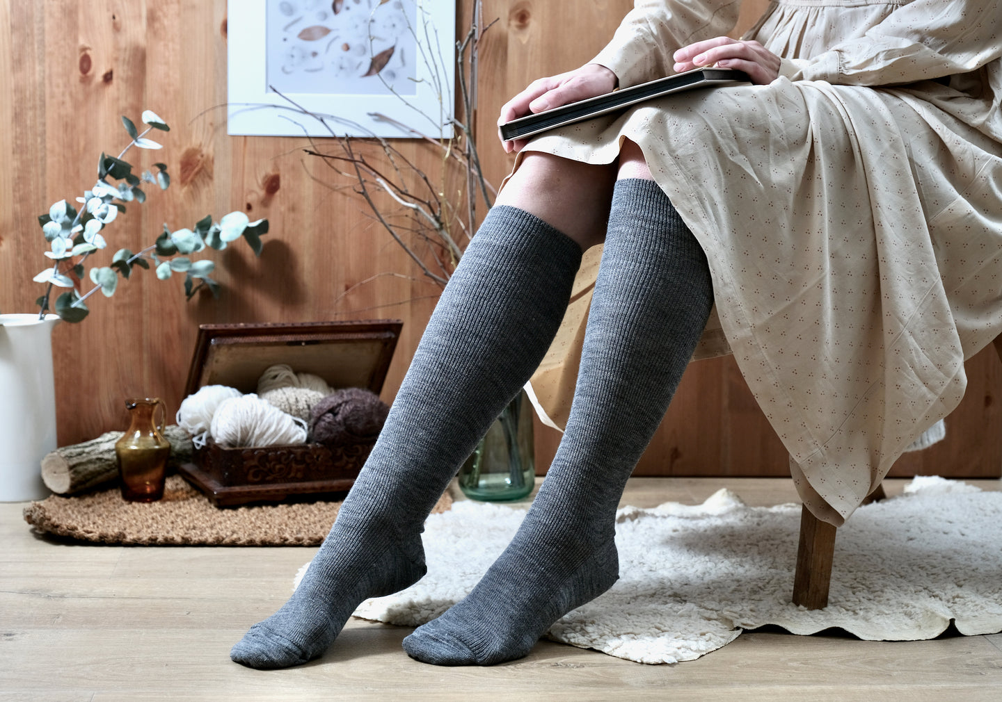 Chaussettes en laine Chiara Lungo - Lana Bambini