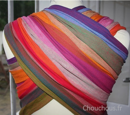 Echarpe de portage Girasol Exclusive Early Spring Rojo Rococo