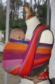 Echarpe de portage Girasol Exclusive Early Spring Rojo Rococo