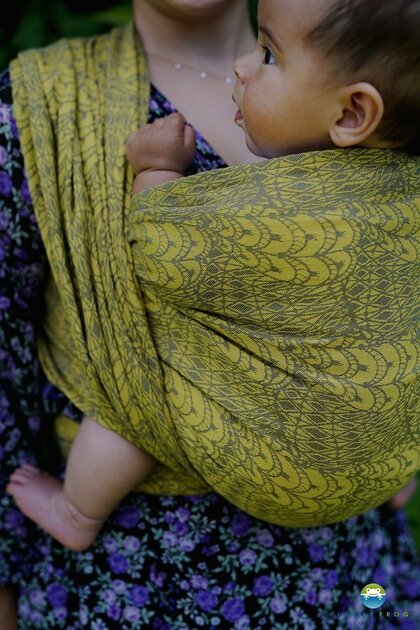 Echarpe de portage Golden Boho Little Frog