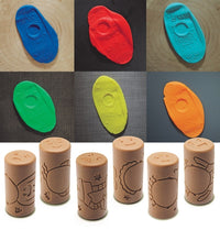 6 Rouleaux Tampons Les Emotions - Yellow Door