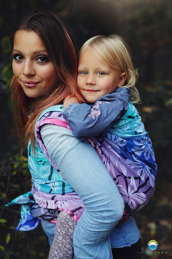 Echarpe de portage Jacquard Little Frog Flowrora