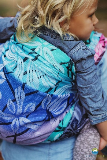 Echarpe de portage Jacquard Little Frog Flowrora