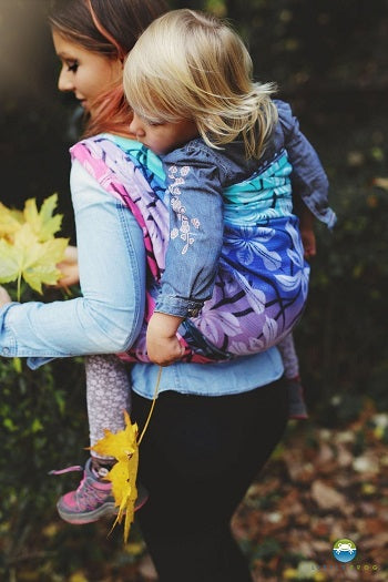 Echarpe de portage Jacquard Little Frog Flowrora