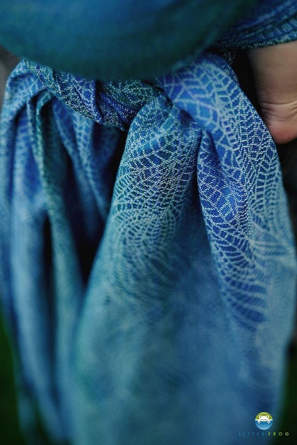 Little Frog Echarpe de portage Marine Linen Wildness