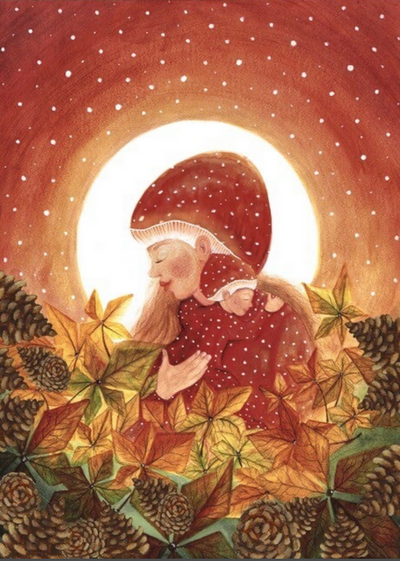 Carte postale Fall in Love - Illustratrice Bijdehansje
