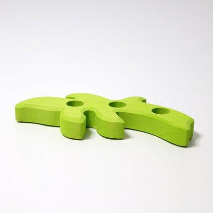 Feuille verte claire support figurines Grimm's