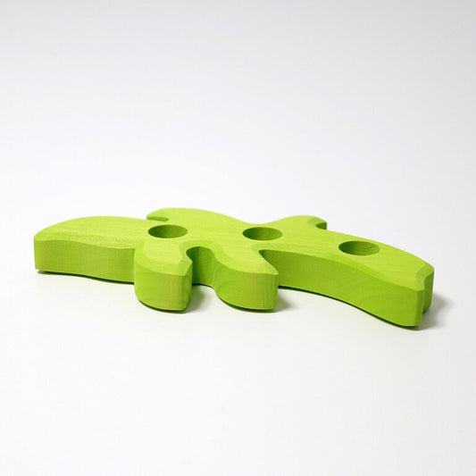 Feuille verte claire support figurines Grimm's