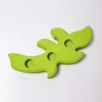 Feuille verte claire support figurines Grimm's