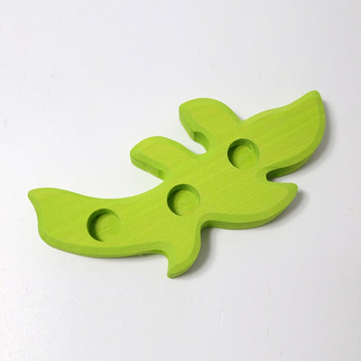 Feuille verte claire support figurines Grimm's