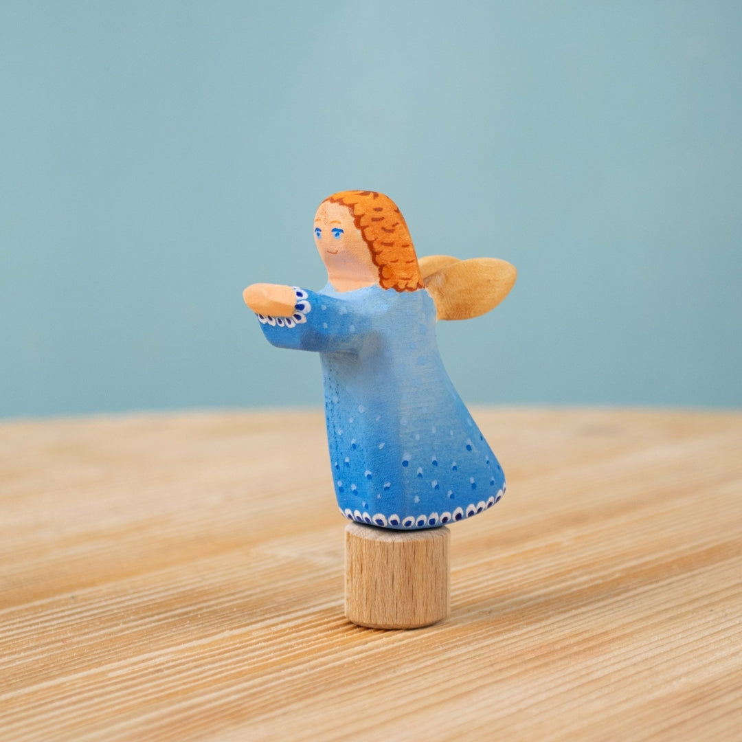 BumbuToys Figurine en bois pour couronne de célébration - Ange