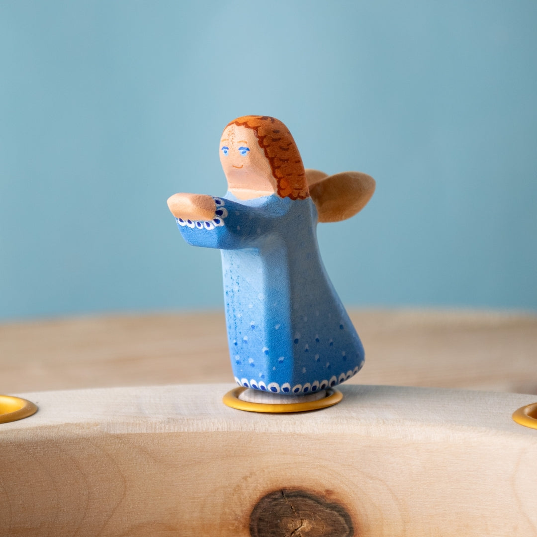 BumbuToys Figurine en bois pour couronne de célébration - Ange