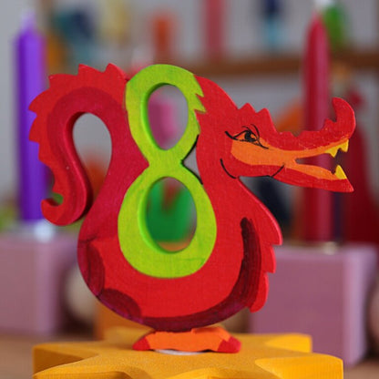 Figurine en bois Dragon 8 GRIMM's