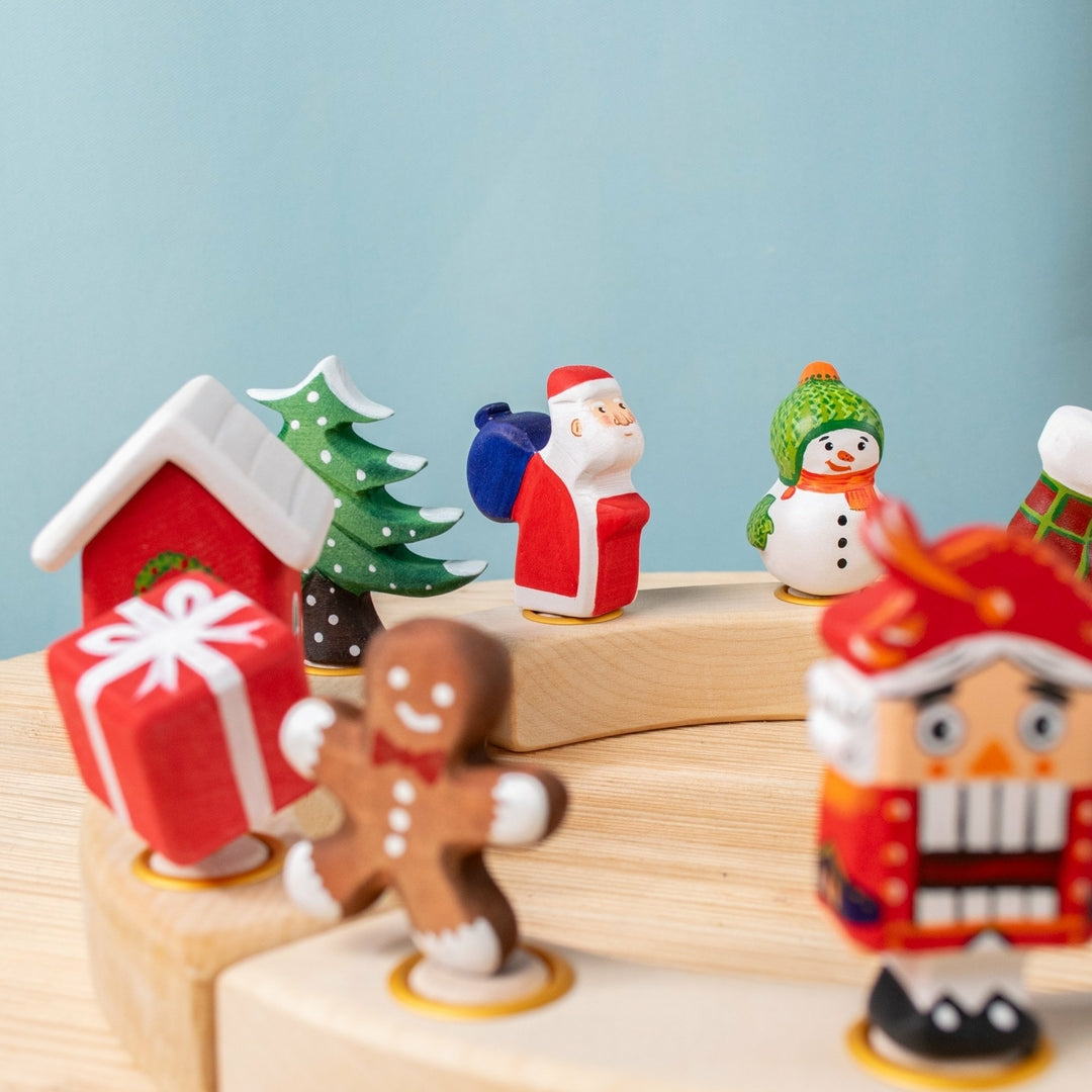 BumbuToys Figurine en bois pour couronne de célébration - Maison