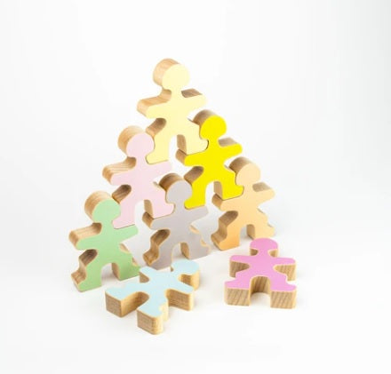 Flockmen - Lot de 16 autocollants de couleur