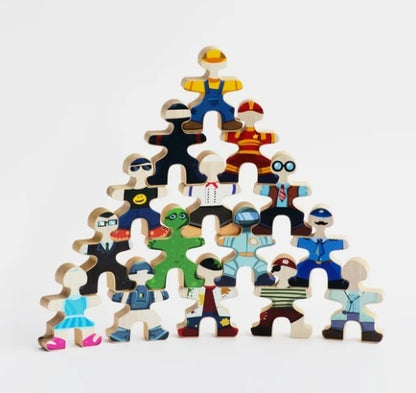 Flockmen - Lot de 16 autocollants de personnage
