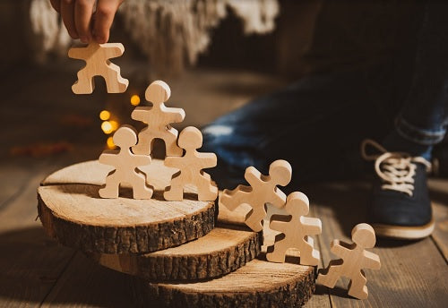 Flockmen, jeu en bois - lot de 100