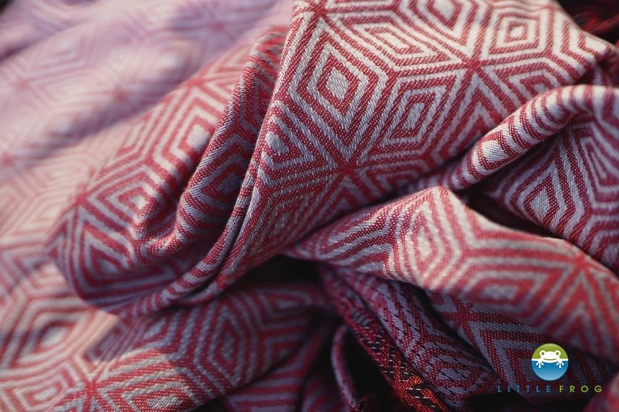 Little Frog RingSling Jacquard Ruby Cube
