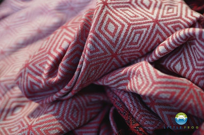 Little Frog RingSling Jacquard Ruby Cube