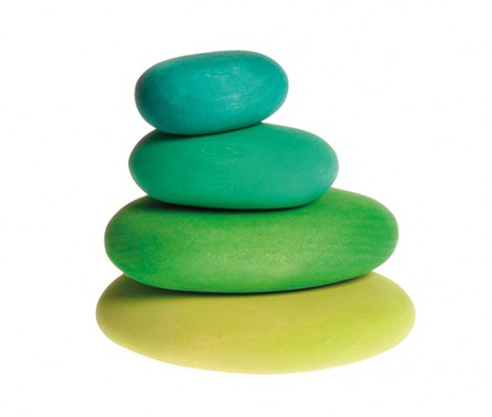 Lot de 4 Galets de mousse en bois GRIMM's