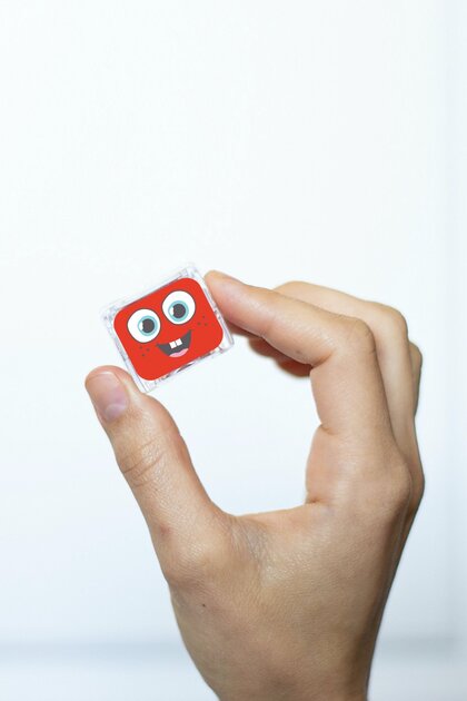 Glo Pals Cubes lumineux Sammy Rouge - Lot de 4