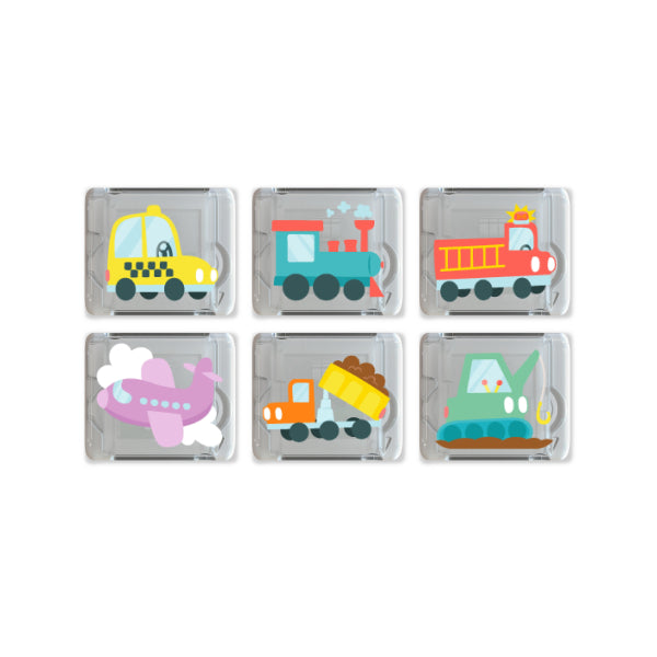 Glo Pals Cubes lumineux Voitures - Lot de 6