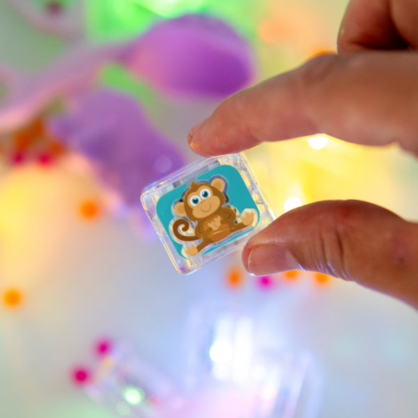 Glo Pals Cubes lumineux Zoo - Lot de 6